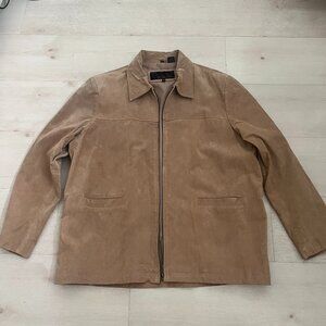 PHASE TWO Men's Tan Suede Jacket Size XL